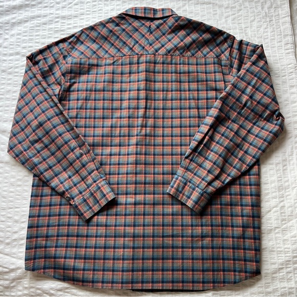 Royal Robbins Plaid Button Down Long Sleeve Outdoor Shirt, XL - Picture 2 of 12